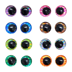 3D Glitter Eyes Diy Accessories Colored Safety Eyes For Amigurumis Crochet Dolls Plastic Doll Findings 12mm/14mm/16mm/18mm/20mm