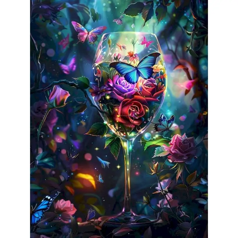 

CHENISTORY 5d Diamond Painting Landscape Full Square Drill Diamond Embroidery Mosaic Cross Stitch Handicraft Home Decor