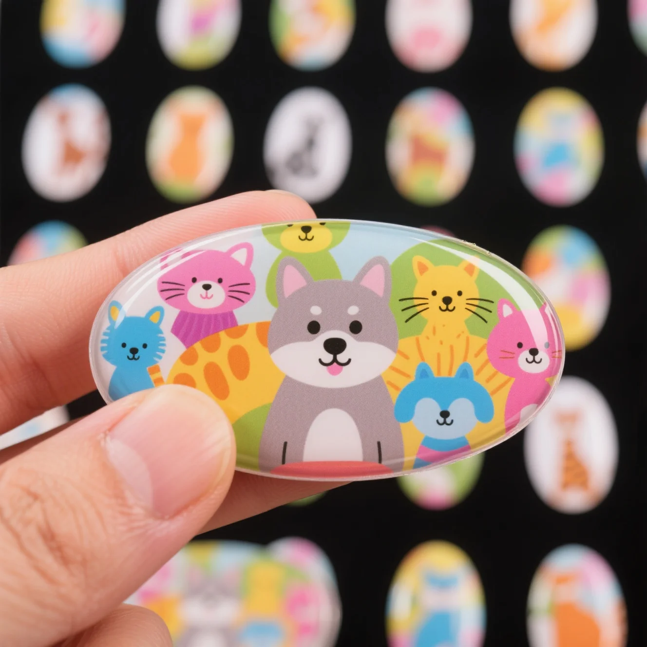 Dome Sticker That Provides A Comfortable Tactile Experience For Users