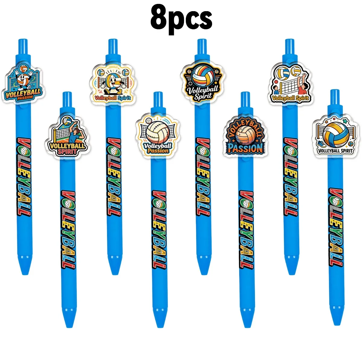 8PCS/16PCSVolleyball-Themed Mechanical Pencils Student Writing Pens Creative Stationery Gifts for Friends Sports Themed Supplies