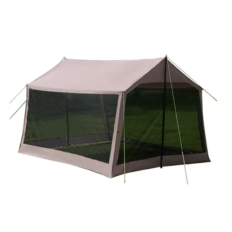 Outdoor camping tent shade net canopy mesh pergola mosquito-proof sunscreen rain-proof tourism camping easy to build