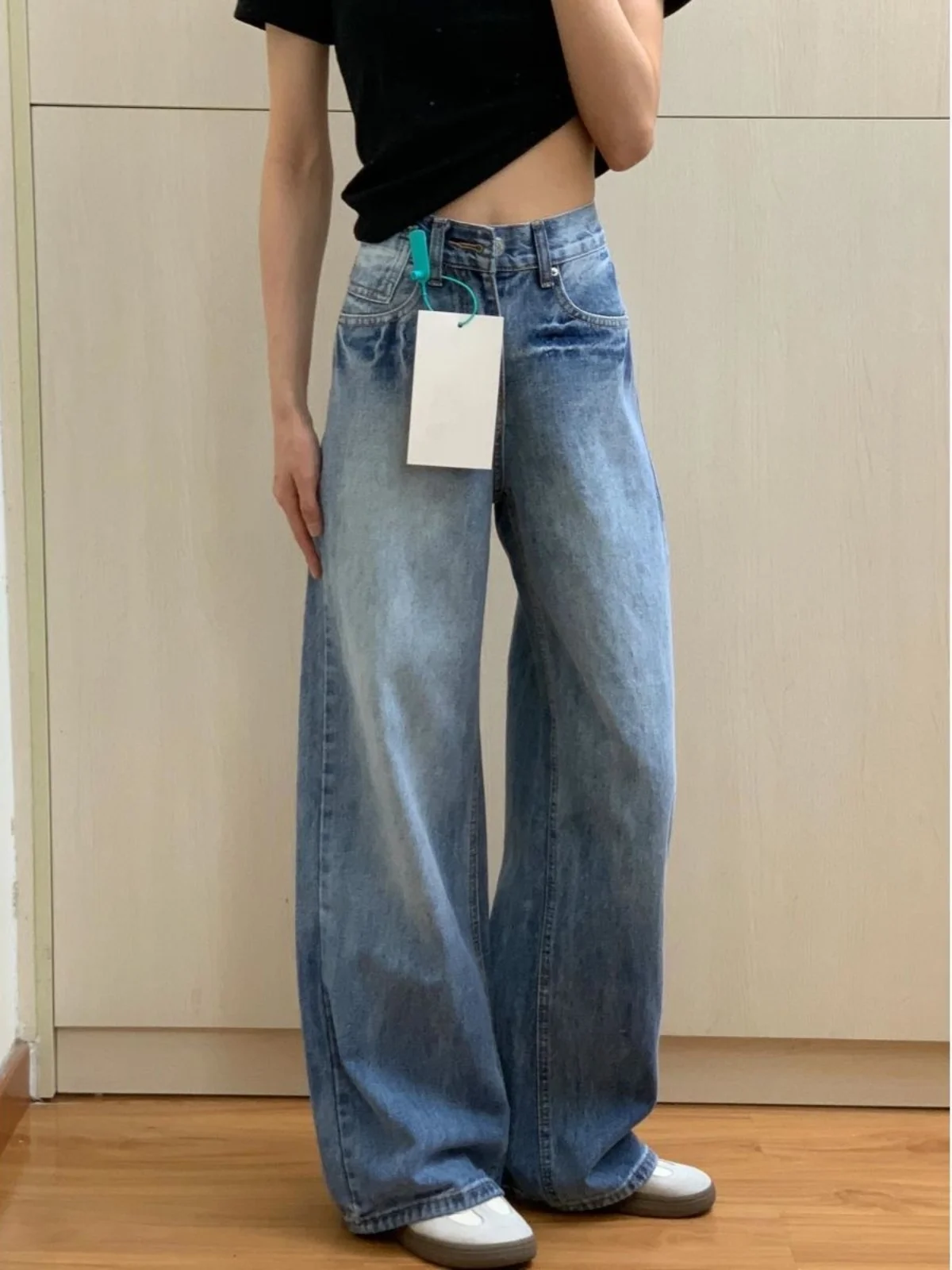 กางเกงยีนส์ผู้หญิง เสื้อผ้าผู้หญิงสำหรับออกกำลังกาย ฟิตเนส เล่นกีฬา เสื้อผ้าผู้หญิงสำหรับกิจกรรมกลางแจ้ง แฟชั่นเดนิม สวมใส่สบาย ระบายอากาศได้ดี