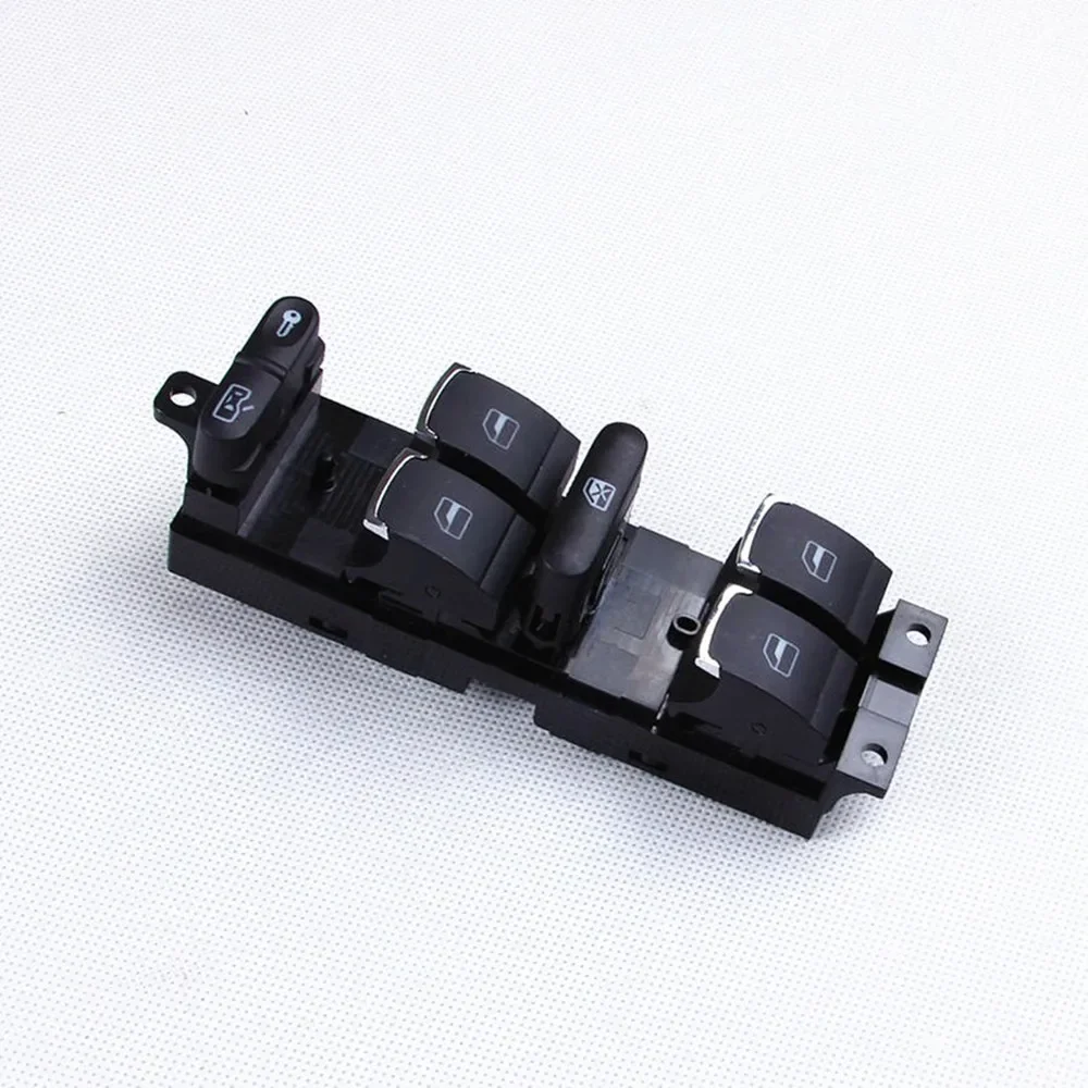 3BD959857 Chrome Driver's Side Switch Button Electronic Window for VW Jetta Golf MK4 Passat B5 1998-2005