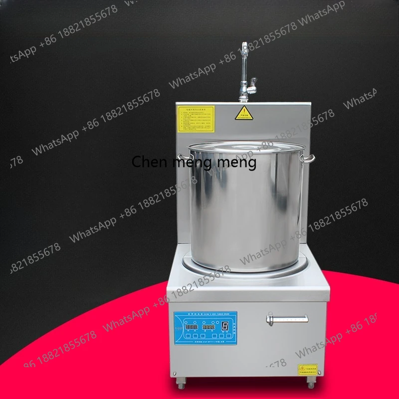 

Commercial Low Soup Stove for Canteen Kitchen Equipment Single Head Low Soup Stove 220/380V Braising Electromagnetic Soup Cooker