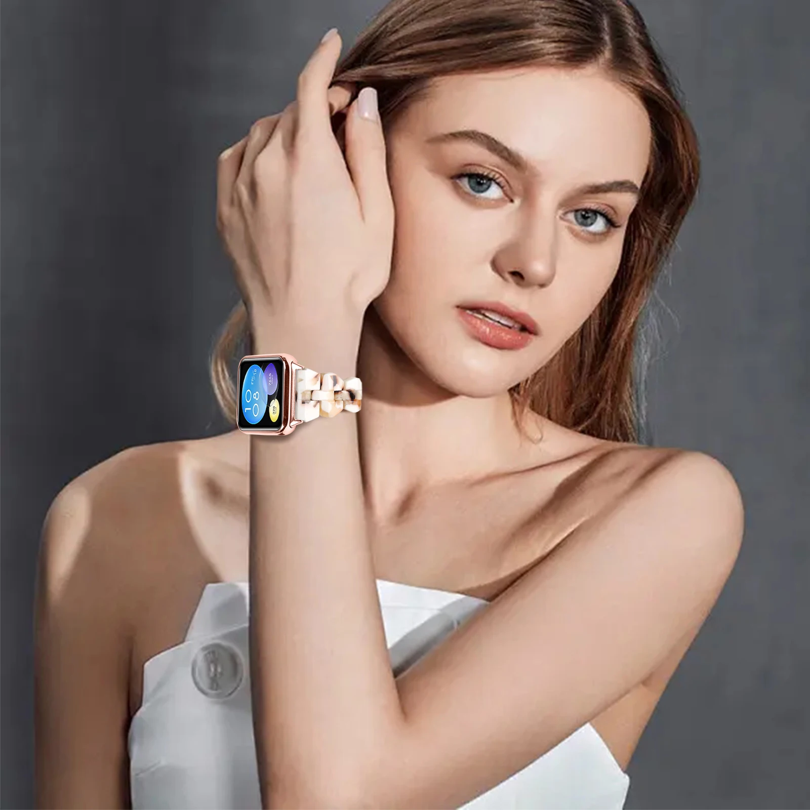 Smukły pasek z żywicy do inteligentnego zegarka Xiaomi Redmi Watch 4 Sportowa bransoletka męska Correa do paska do zegarka Xiaomi Mi Band 8 Pro