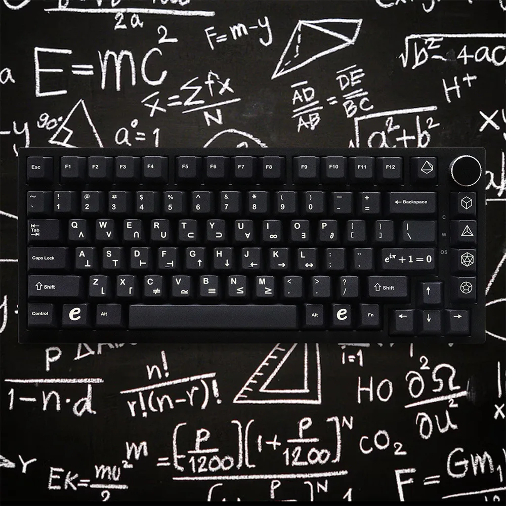 Euler keycap PBT material Original highly sublimated 129-key mechanical keyboard