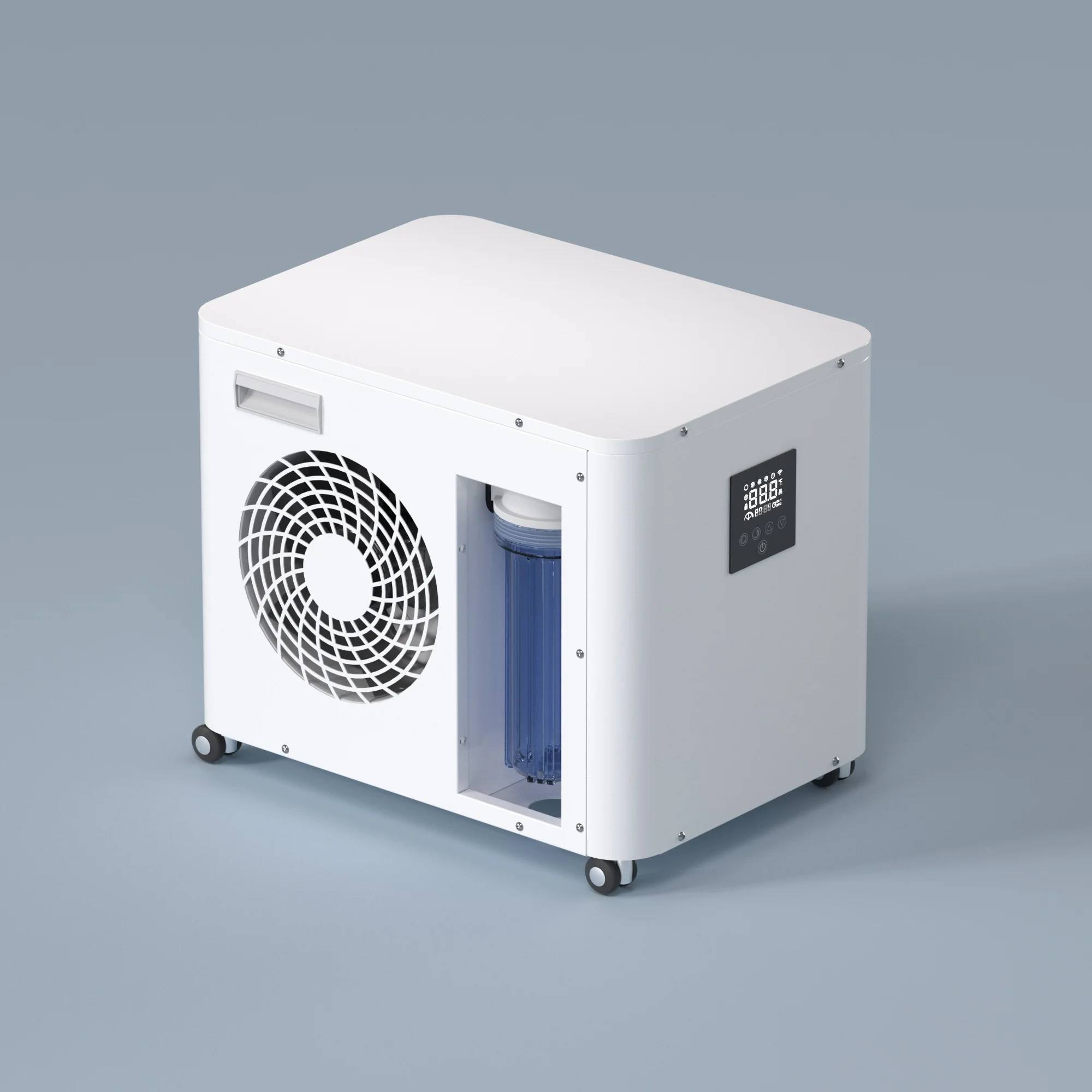 AMBOHR 1 HP Smart Chiller Energy Efficient Quiet Cooling System Built-in Air Pump Water Pump Filter Cold PLUNGE for Home Use