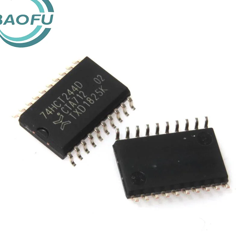 Newly imported original 74HCT244D SOP20 7.2MM line driver logic IC