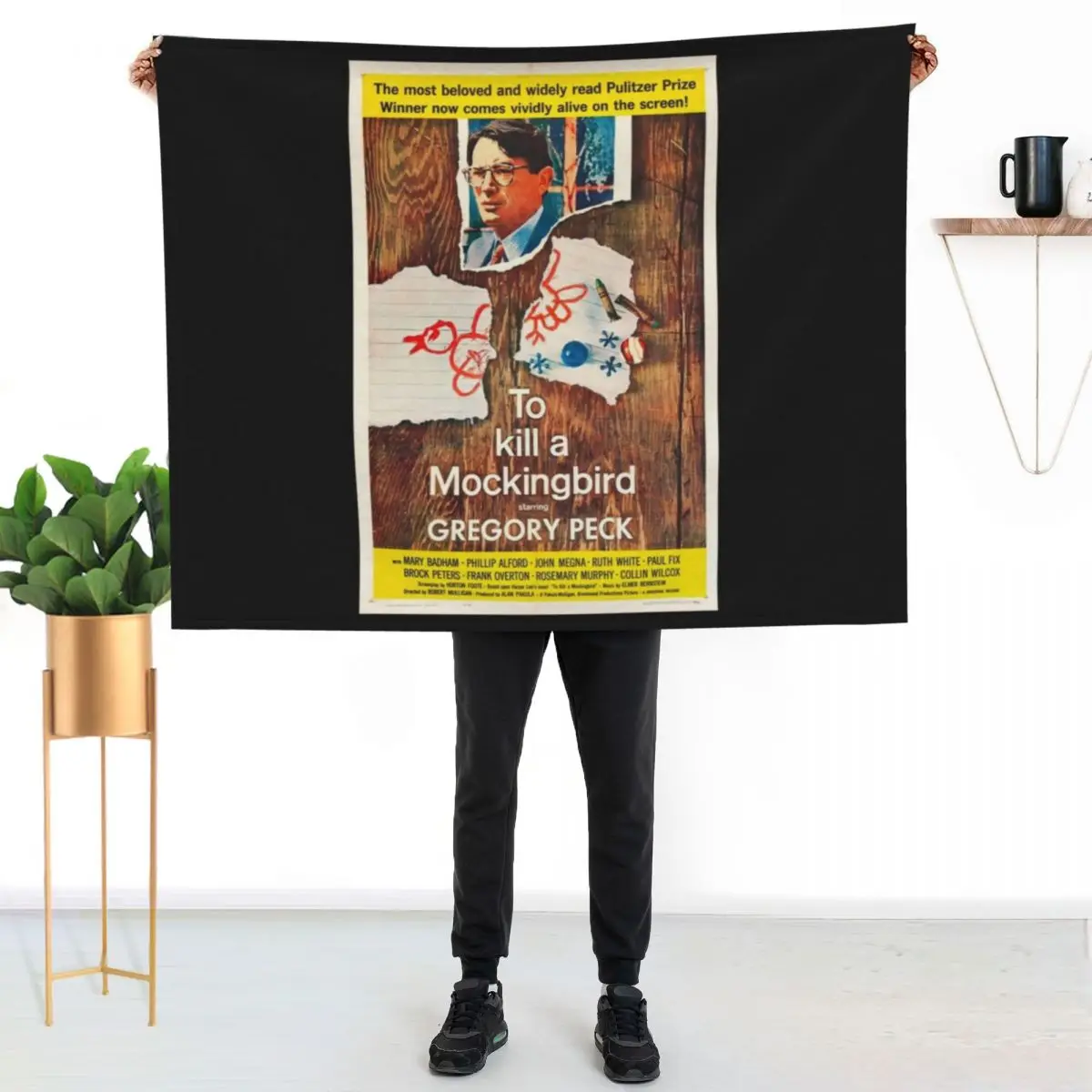 To Kill a Mockingbird Throw Blanket Soft Big Soft Plaid decorative Tourist Thermals For Travel Moving Blankets