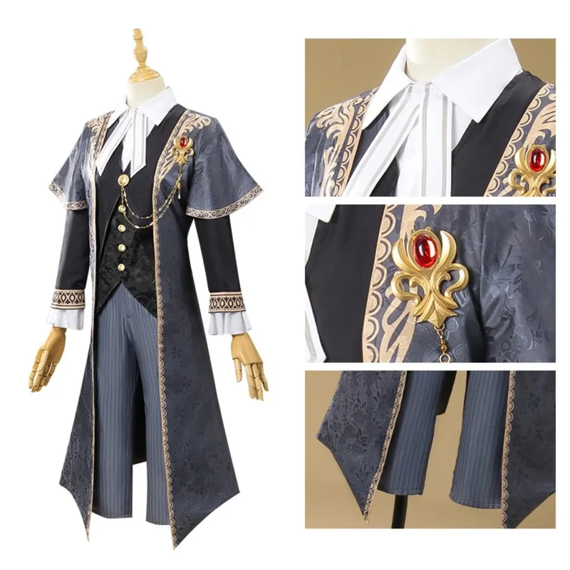 

A;3\v,7'd/Identity V Lawyer Weight of Justice Cosplay Set Full Costume Handsome Adult Men Game Halloween Carnival Coc;4'b,7'm\1/