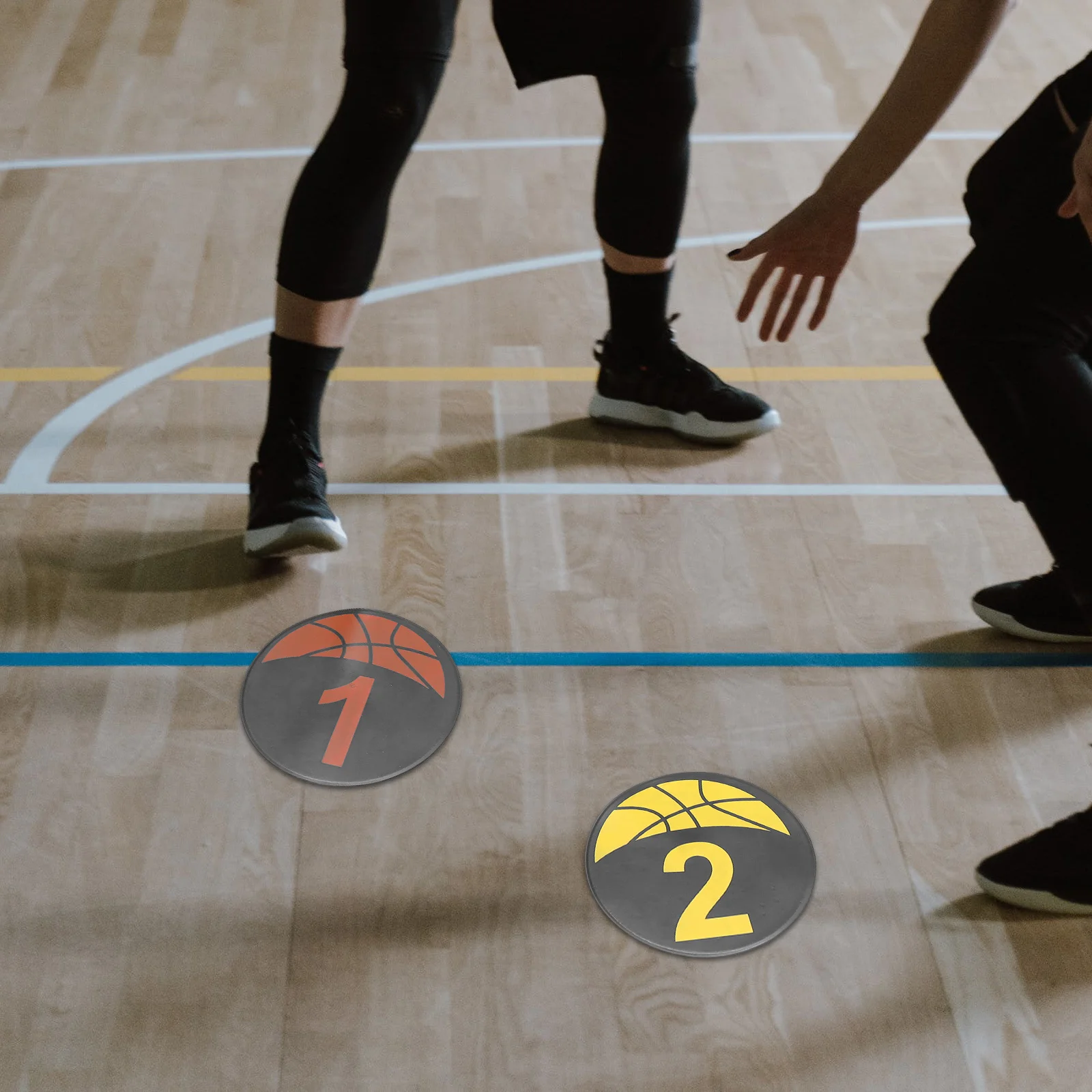 1 conjunto de equipamentos de treinamento de futebol, discos numéricos de pvc, marcadores ágiles duráveis para exercícios de futebol, equipamento de treinamento de futebol