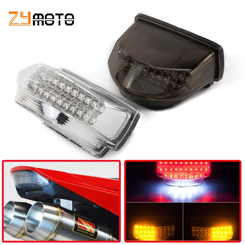 

For HONDA CBR600RR 2007 2008 2009 2010 2011 2012 Rear Tail Light Brake Turn Signals Integrated LED Light cbr 600rr 600 rr