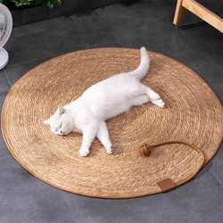 Cat Scratcher Rattan Mat Board Cat Scratch for Sharpen Nails Scraper Cats Tree Cat Scratching Post Sofa Mats Furniture Protector