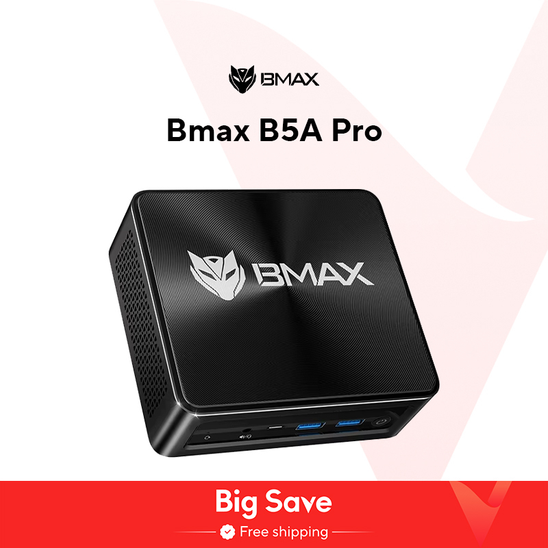  BMAX B5A Pro AMD Ryzen7 5825U 5700U Processor AMD Radeon Graphics 16GB(Support Max 64GB) DDR4 512GB NVMe SSD Windows 11 