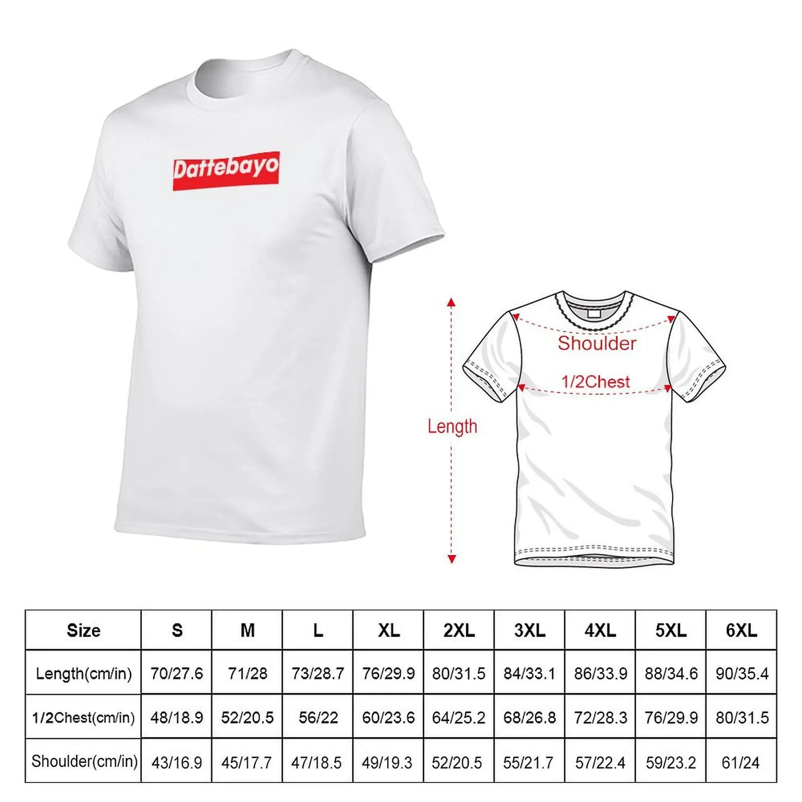 Dattebayo By X. T-Shirt cotton t shirts man 100% man t shirt summer T-Shirt