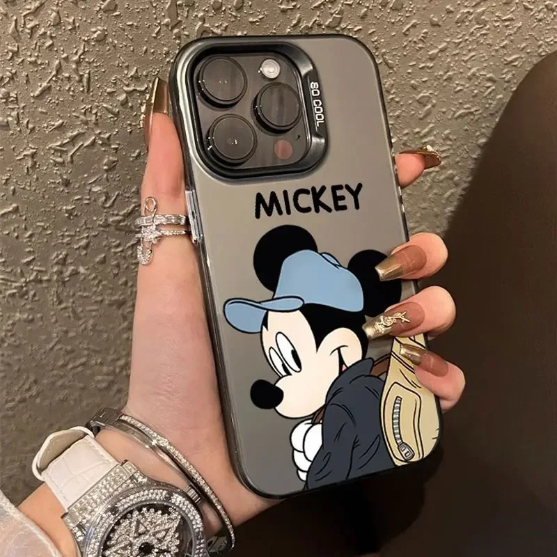 Disney Mickey Minnie Loves Couple Phone Case for Samsung Galaxy A51 A52 A53 A54 A55 A70 A32 A13 5G Shockproof Covers Cute Fundas