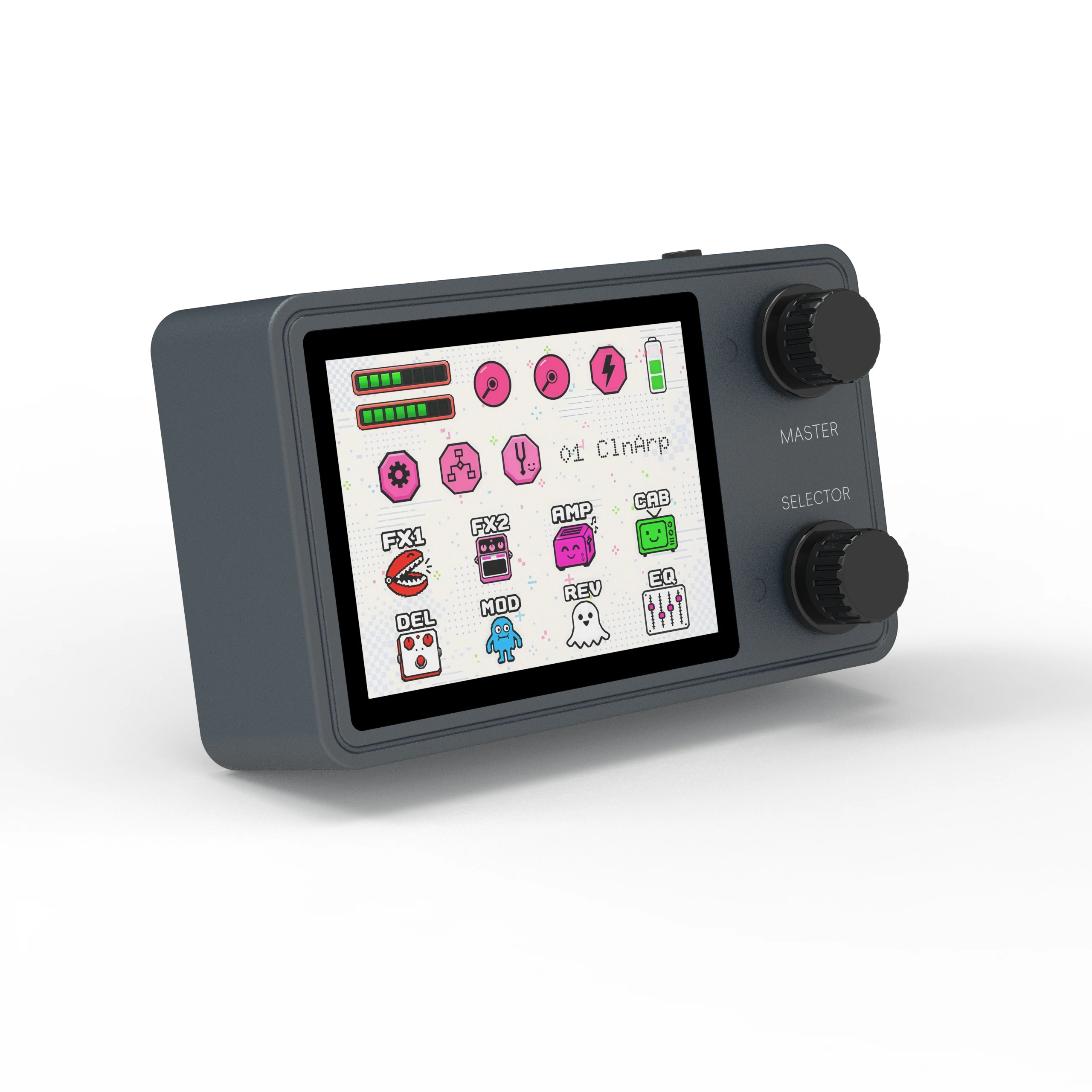 LIVTRA NANOCORE Ultra-Portable 126g Multi-Effects Processor & Amp Modeler with Touchscreen, NAM/IR Support & 10H Battery