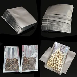 100pcs/set Vacuum Sealer Bags Pouches Heat Seal Aluminium Foil Reusable Food Storage Bags Kitchen Organizer For Nuts Packed Bags