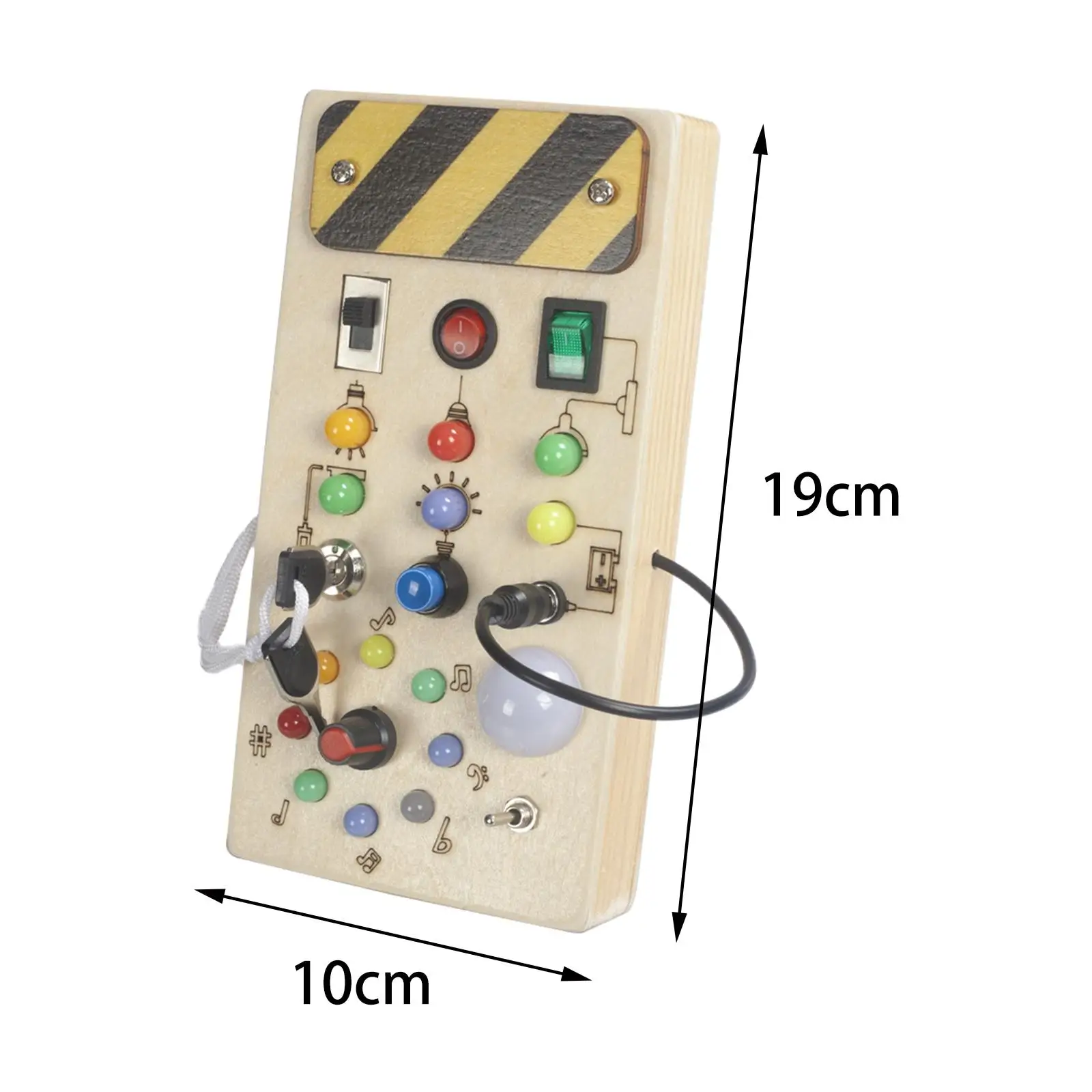 Sakelar lampu papan sibuk belajar permainan kognitif untuk balita hadiah liburan