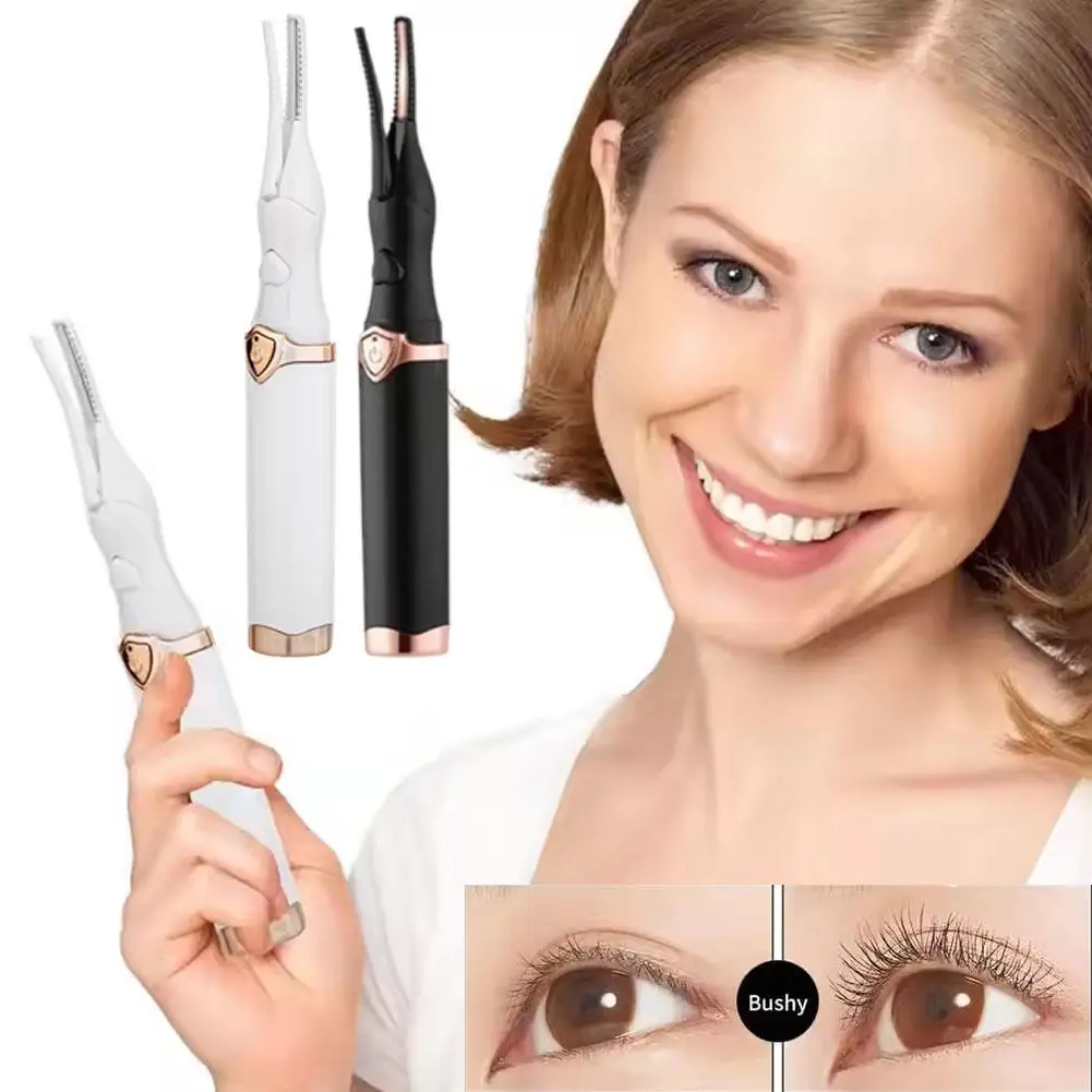 2-in-1 Thermische Wimperkruller Draagbare Intelligente Nieuwe Verwarmde Elektrische Tool Wimper Controle Up Maken Curler Styling Temperat W2q1