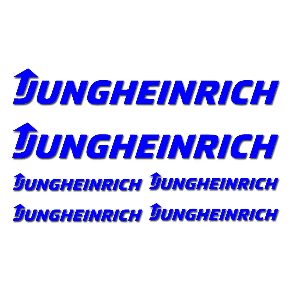 6 قطع لملصق Jungheinrich لرافعة شوكية درج رافعة شوكية شاحنة رافعة شوكية 40 سم