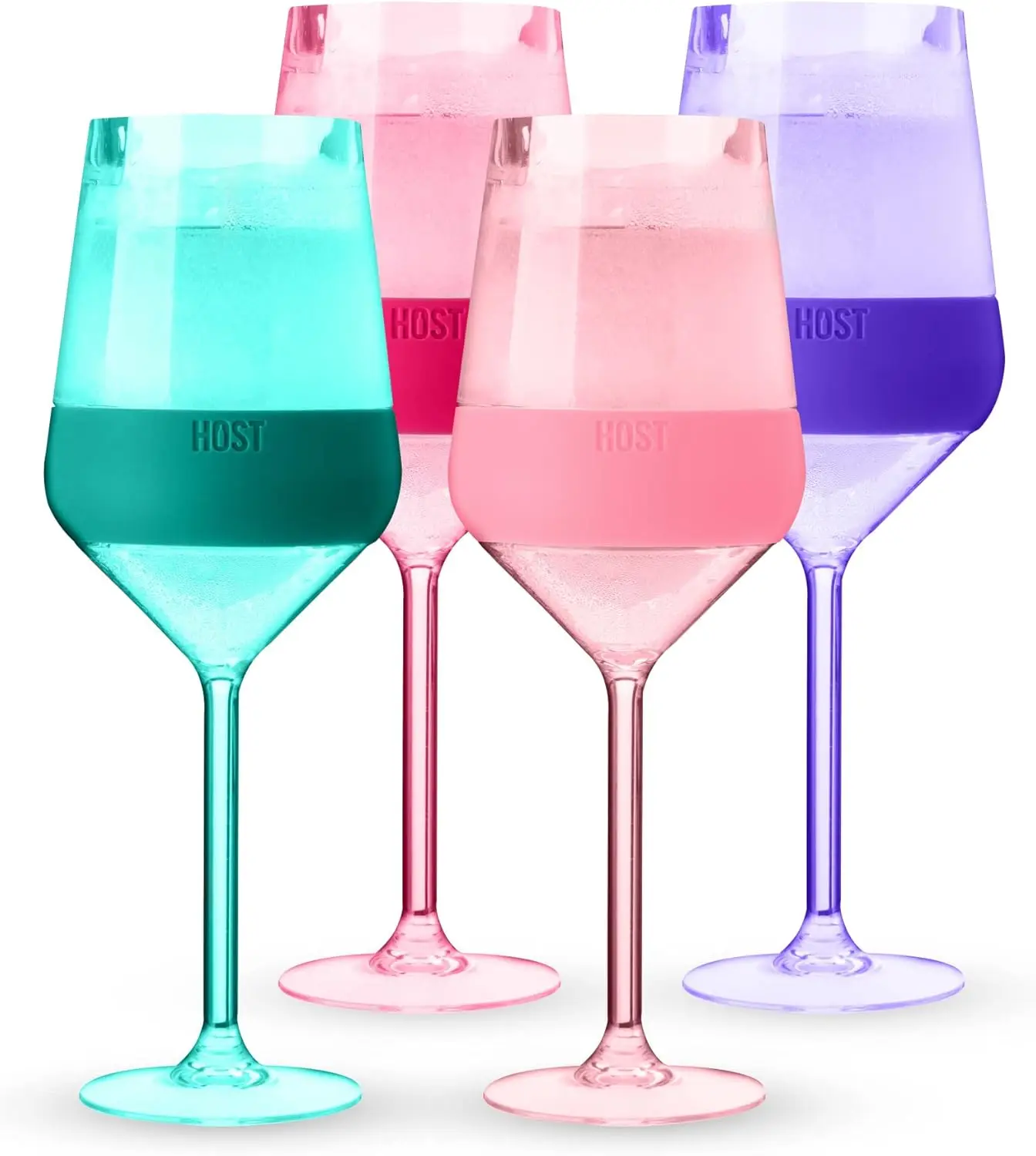 

Двухслойные бокалы для вина с охлаждающим гелем и термоизоляцией Wine Freeze