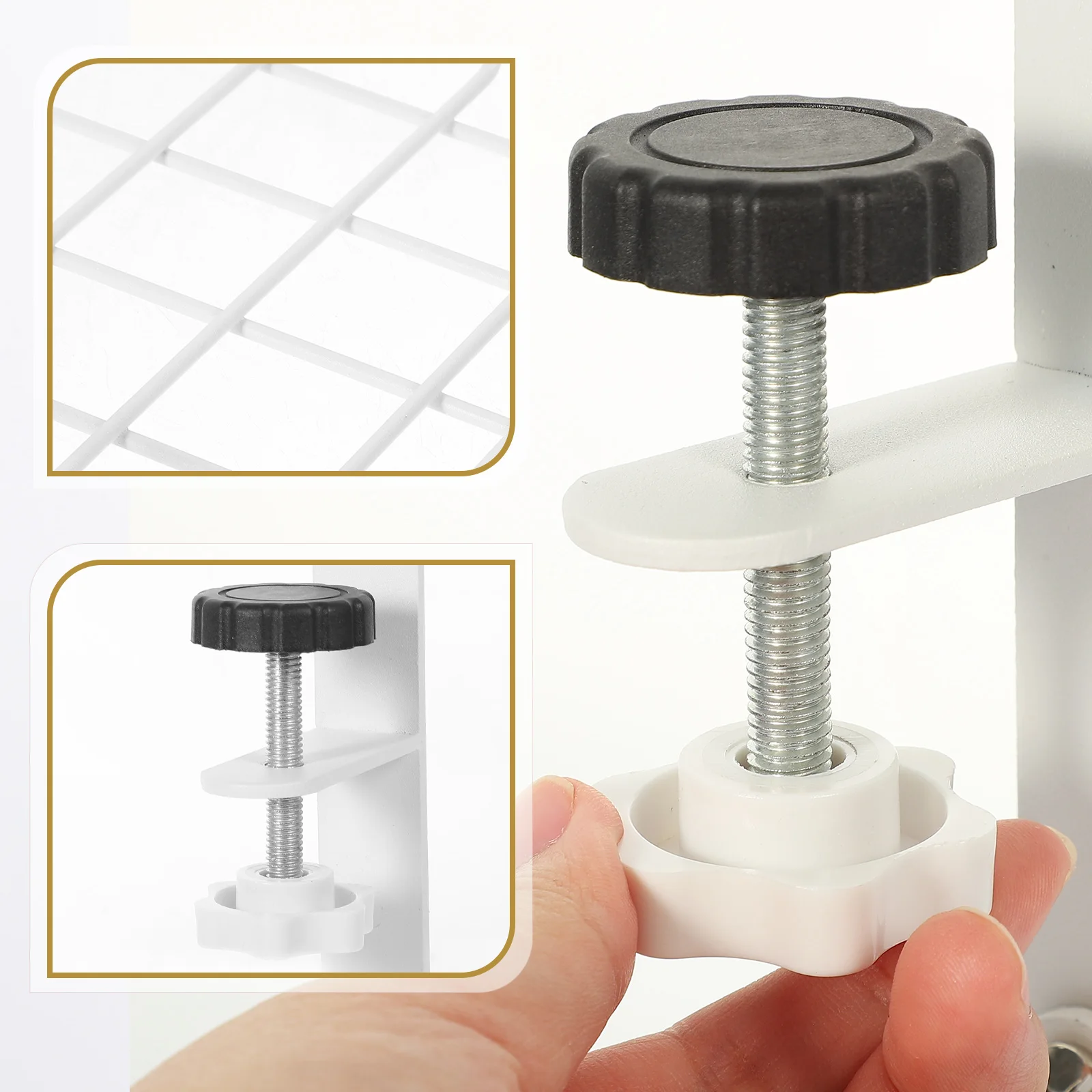 

1pc Under Desk Cable Management Tray Storage Rack Wire Organizer Cord Holder For Power Strips Surge Protectors Usb Hubs Durable