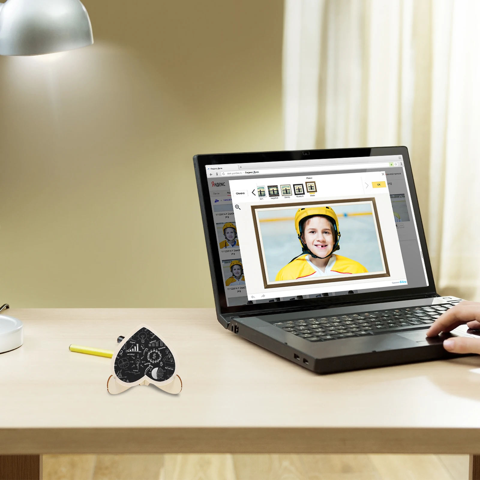 10 قطعة السبورات الخشبية الصغيرة سطح المكتب السبورة قابل للمسح رسالة لوحات الجدول عرض علامات السبورة الصغيرة عرض السبورة #1