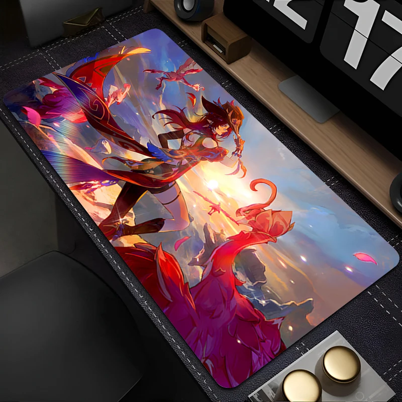 

Mousepad Laptop Office Cabinet Keyboard Pad PC Desk Mat Large HD Mouse Pad Non-slip G-genshin Impact Chasca Rubber Extended Pad