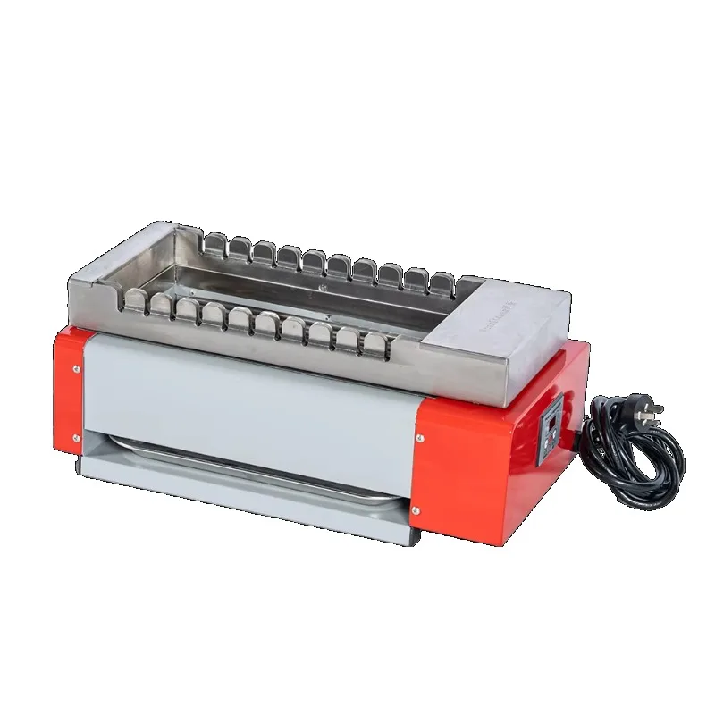 Good Quality Customized Automatic Rotary Mini Barbecue Grill Restaurant Use Electric Portable Barbecue Grill