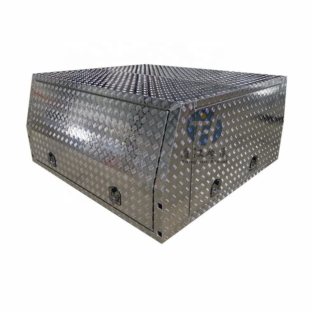 

dual cab ute canopy aluminium steel metal truck storage toolboxes