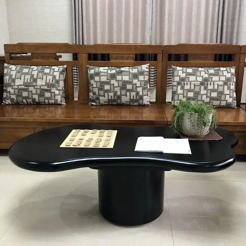 

Simple silent wind cloud coffee table special-shaped irregular creative hotel Internet celebrity living room small apartment