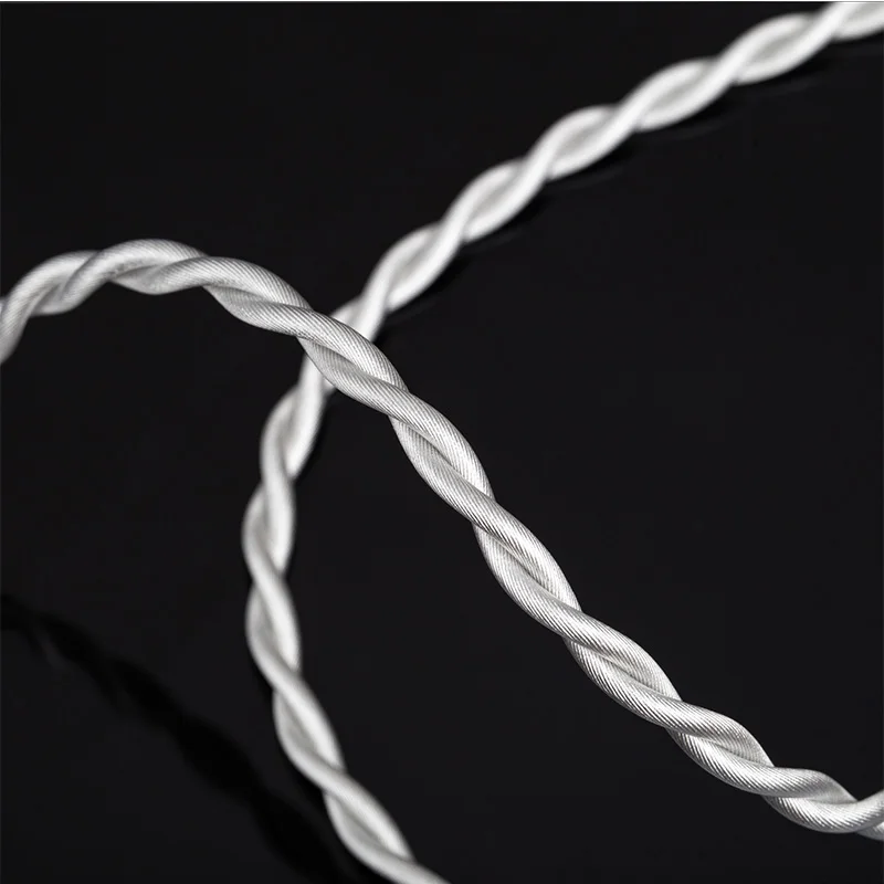 كابل سماعات الرأس TRI Grace Pro 2 Core المطلي بالفضة كابل Hifi Gaming IEM مع 3.5 ملم 4.4 ملم 2PIN/MMCX ياربود لـ KZ CCA