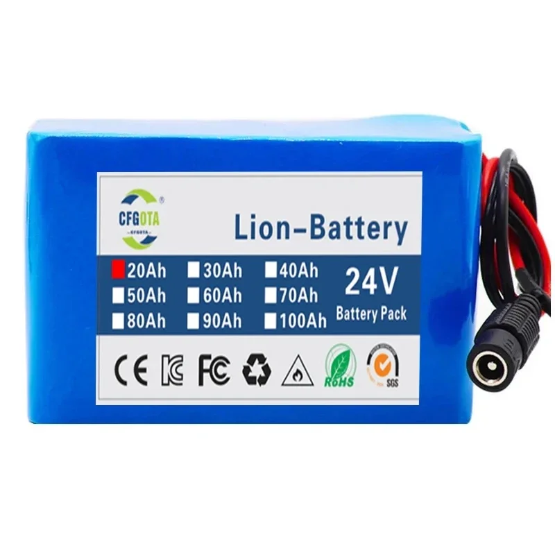 24V 20Ah 6S3P 18650 Rechargeable Lithium ion Battery 25.2v 20000mAh Electric Bicycle Moped /Electric/Li Ion Battery Pack+charger