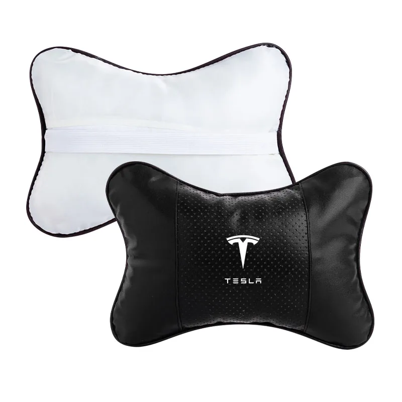 1/2pcs Car Seat Headrest Pillow Neck Support Protector Cushion For Tesla Model 3 Y S Roadster Cybertruck Juguete Roadster Bonina