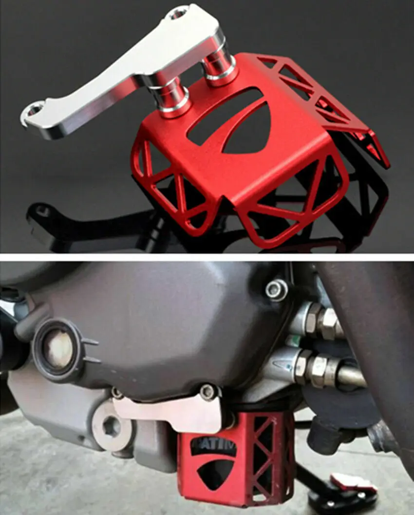 

Motorcycle Oil Filter Protector Cover For DUCATI MONSTER 659 2013-2015 696 2008-2014 796 2010-2015