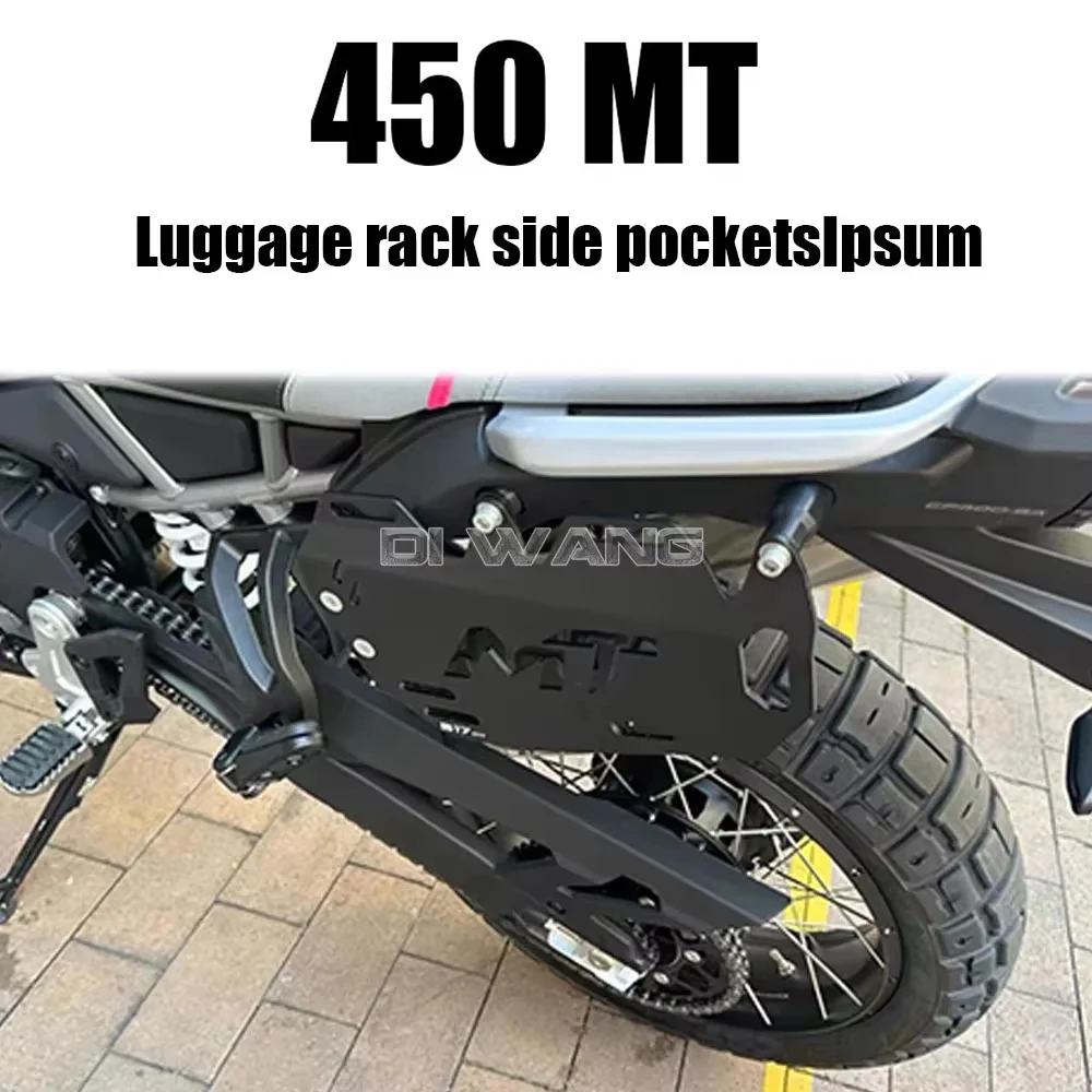 

450MT Luggage Rack Side Bags For CFMOTO 450 MT Rear Saddlebag Support Mounting Sidebox Bracket Mount Holder Motorcycle 450-MT