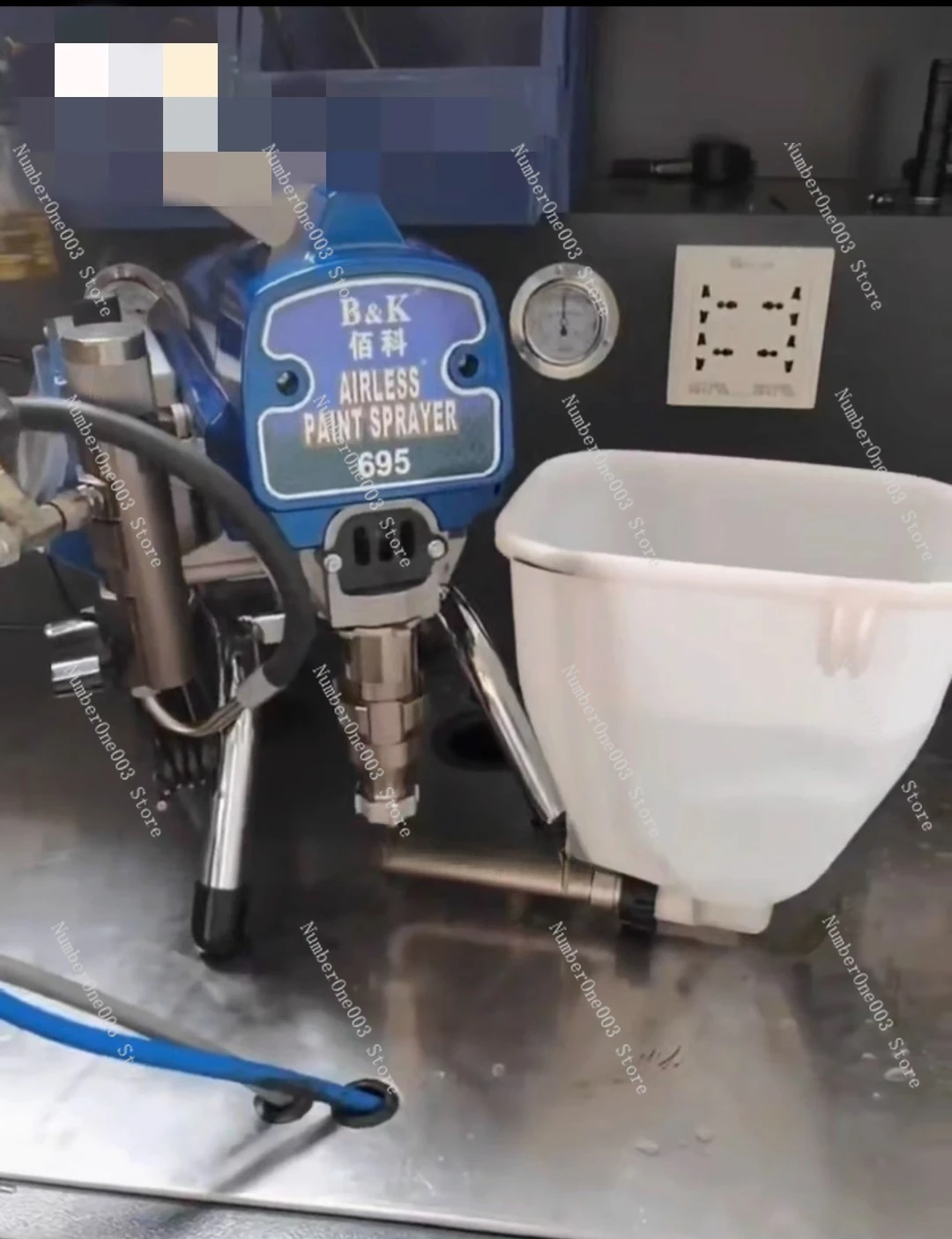 

Small Sprayer Paint Bucket, Graco 490, Baco 595, Thick Paint Spraying Accessory