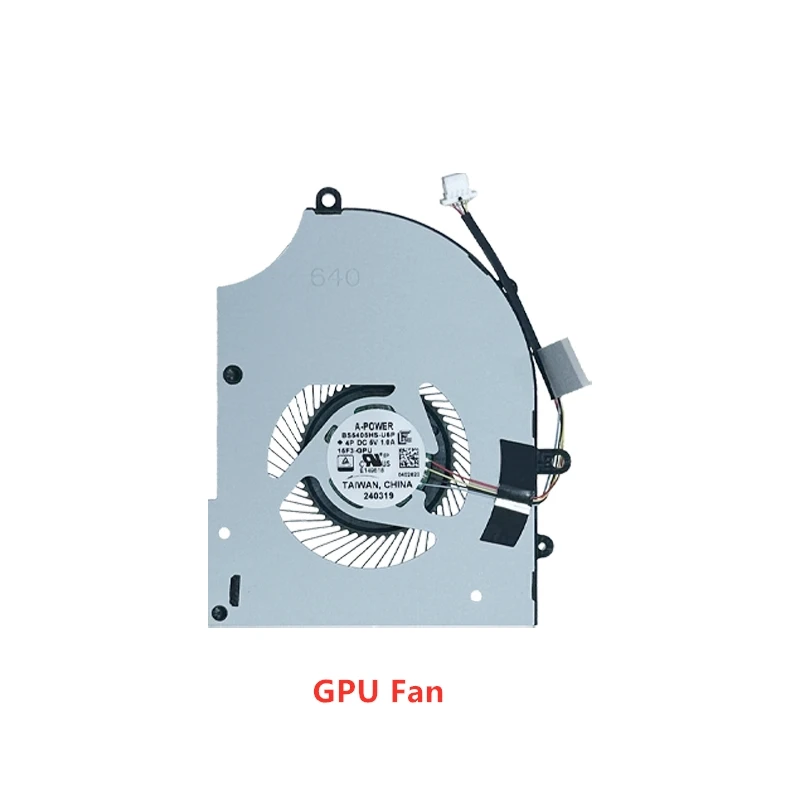 العلامة التجارية الأصلية الجديدة محمول وحدة المعالجة المركزية GPU مراوح التبريد ل MSI MS15F3 15F3 BS5405HS-U5N BS5405HS-U5P