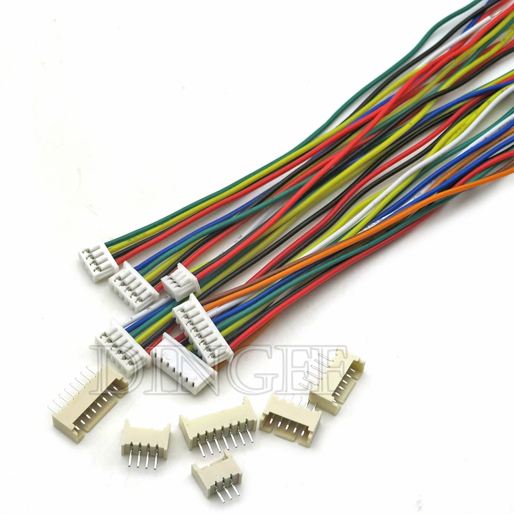 5Sets JST XH2.54 XH ZH PH 1.25mm 1.5mm 2.0mm 2.54mm Wire cable Connector 2 3 4 5 6 7 8 9 10 12 PIN male and female plug Socket