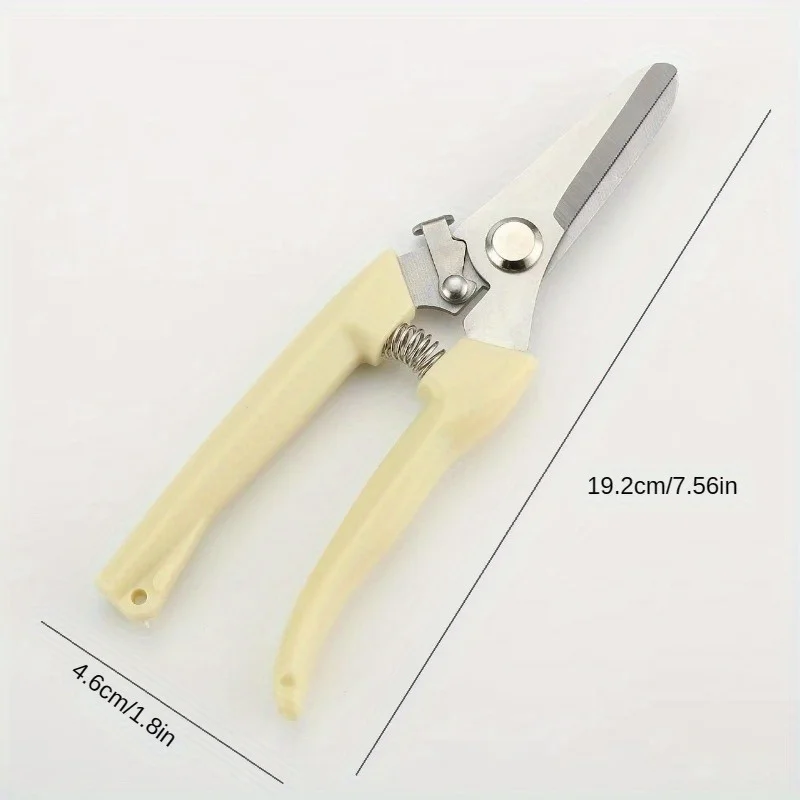 Stainless Steel Scissors Flower Cutting Flower Arrangement Pruning Fruit Tree Garden Branch Cutting Household Grafting