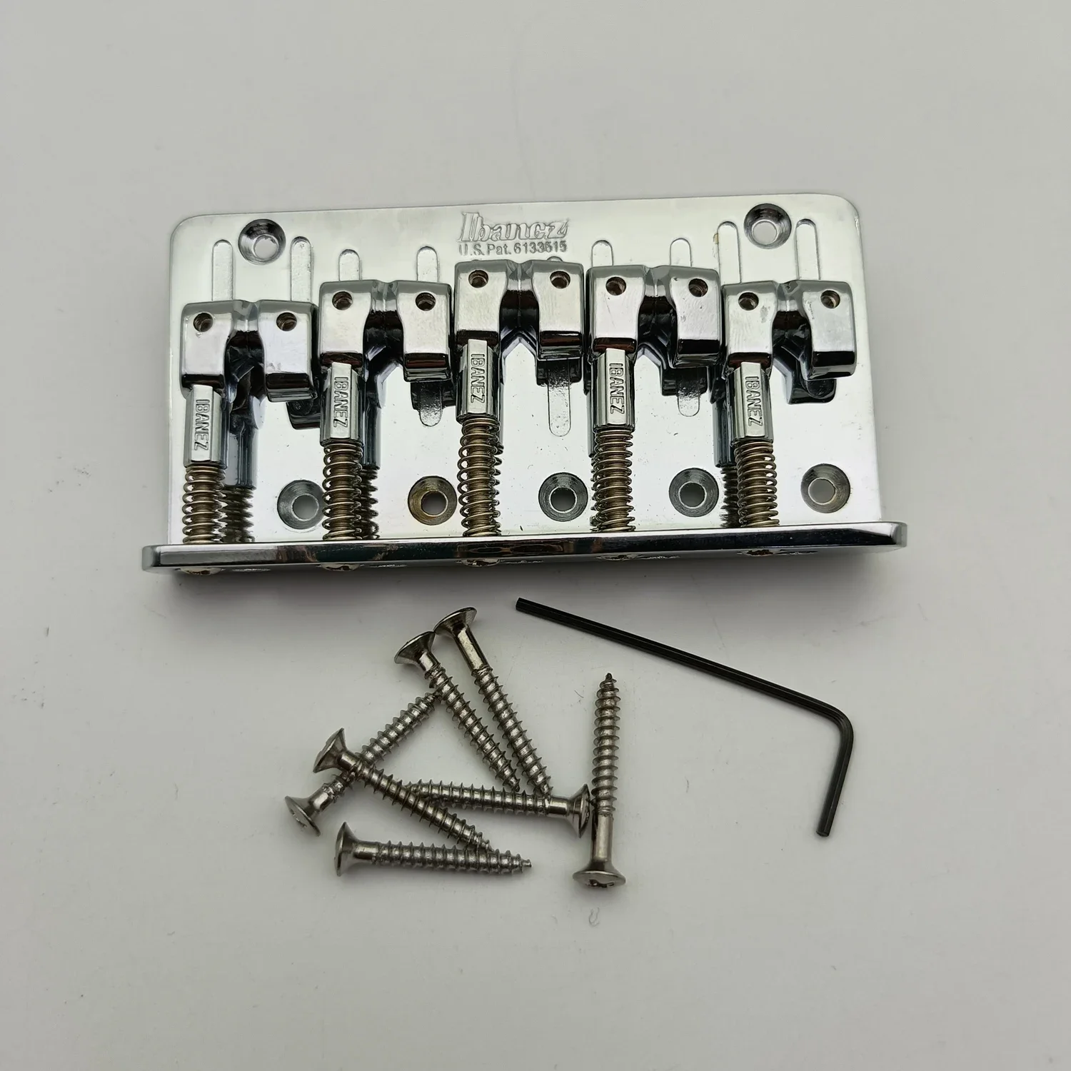 Upgraded Bass bridge for Available 4 String/5 String/6 String Jazz Bass Chrome Professional Guitar Parts