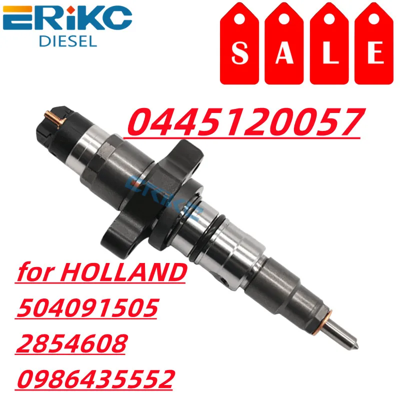 0445120057 Common Rail Injector 0445 120 057 Injector Nozzle 0 445 120 057 Diesel Fuel Injection 0986435552 for HOLLAND 2854608