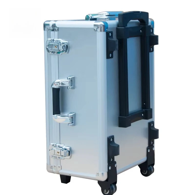 

Aluminum Flight Case with Shockproof Lining Anti-Moisture & Durable Trolley Case