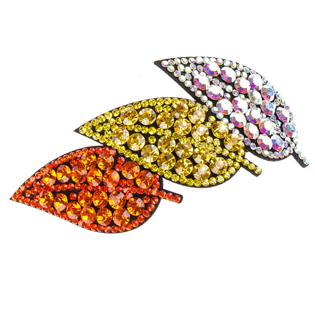 

Rhinestone Leaf Hair Clip Elegant Delicate Leaf Shape Hairpin for Women Girls Easy to Wear Comfortable Daily Use Party Hair