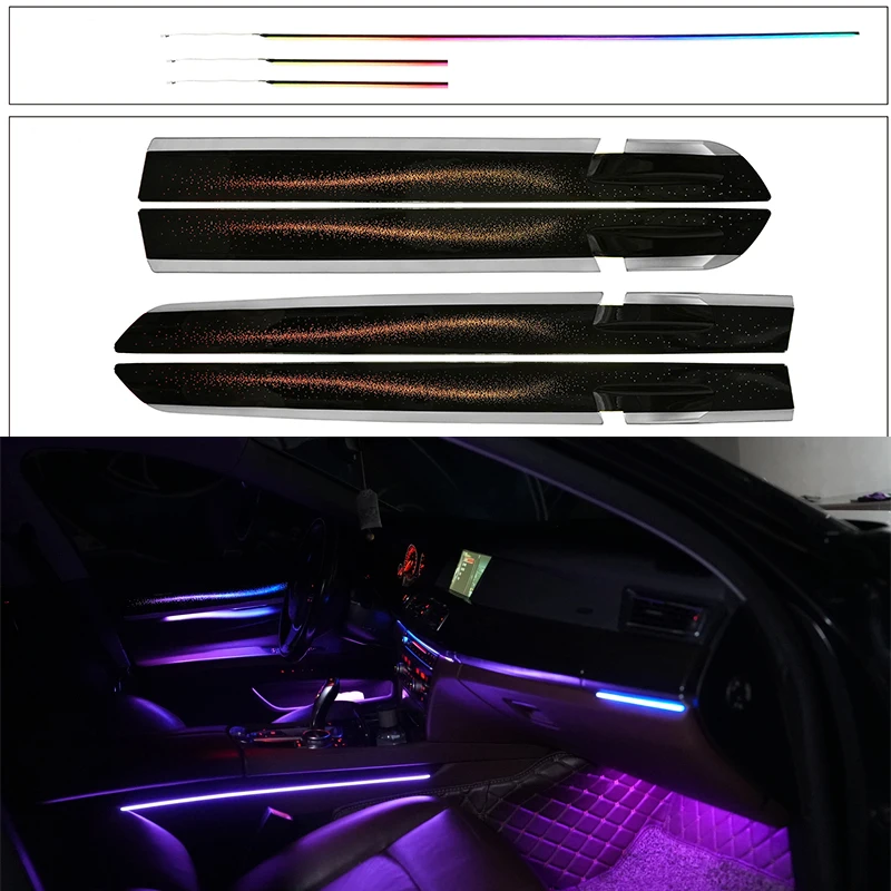 

For 7 Series F01 F02 F03 F04 730d 750i 760i 2009-2014 LED Ambient Light Atmosphere Lamp Interior Kit