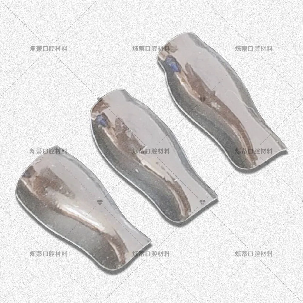 แผ่นขึ้นรูปสำหรับห้องปฏิบัติการ แผ่นขึ้นรูปโปร่งใสแบบดับบัน แผ่นขึ้นรูปทรงสามเหลี่ยมโค้งสีดำ