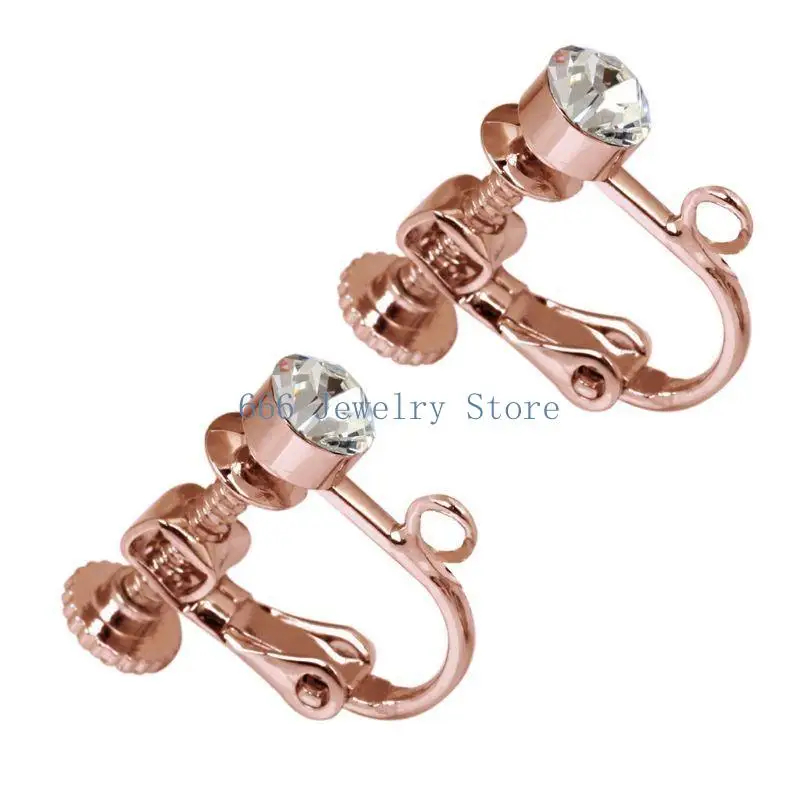 F2TD كليب على بدائل محول القرط للمشاركات القرط آمنة DIY بها بنفسك مكونات صنع المجوهرات هيبوالرجينيك #1