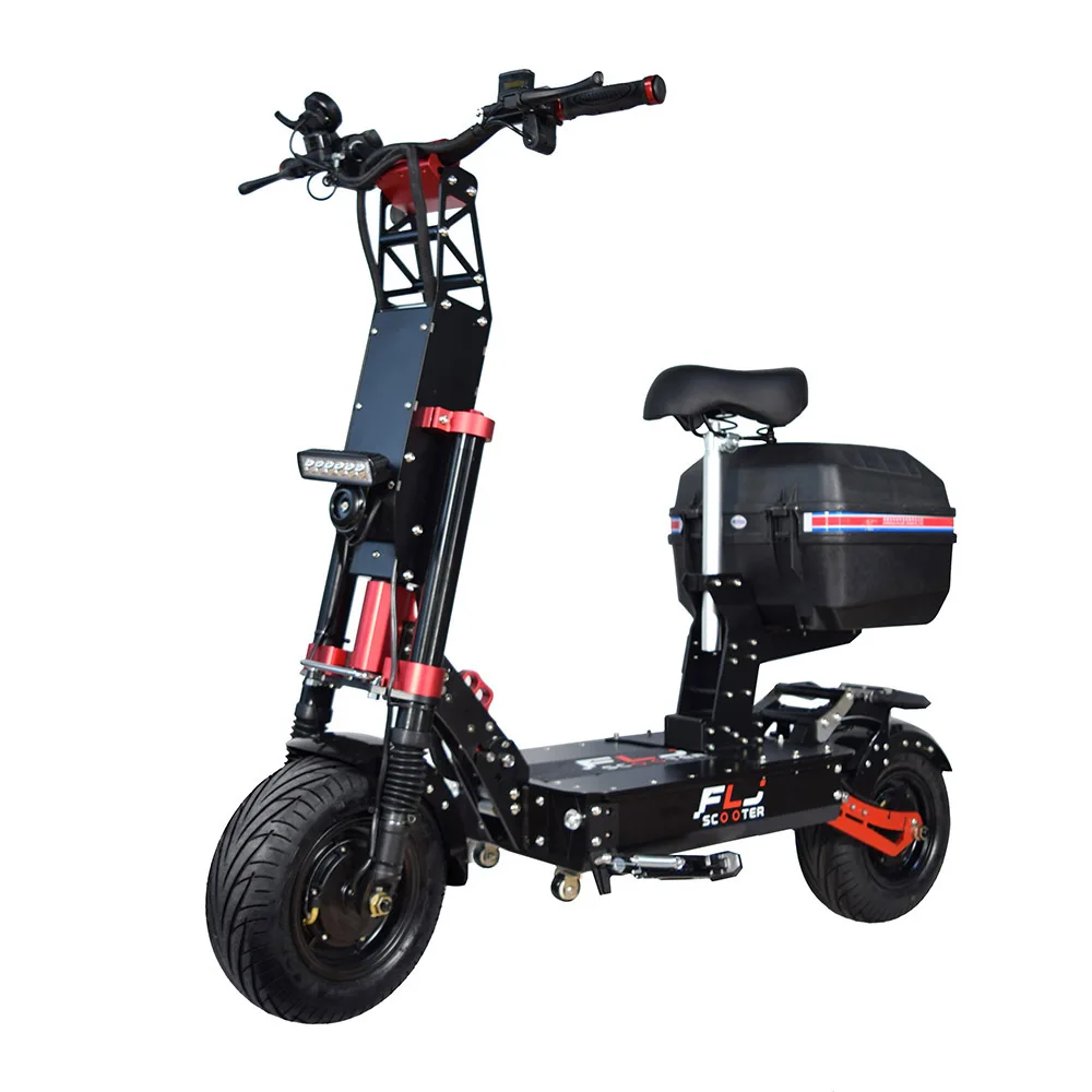 Elektrische scooter met app, NFC, 75MPH, 72V, 12000W, 80ah batterij