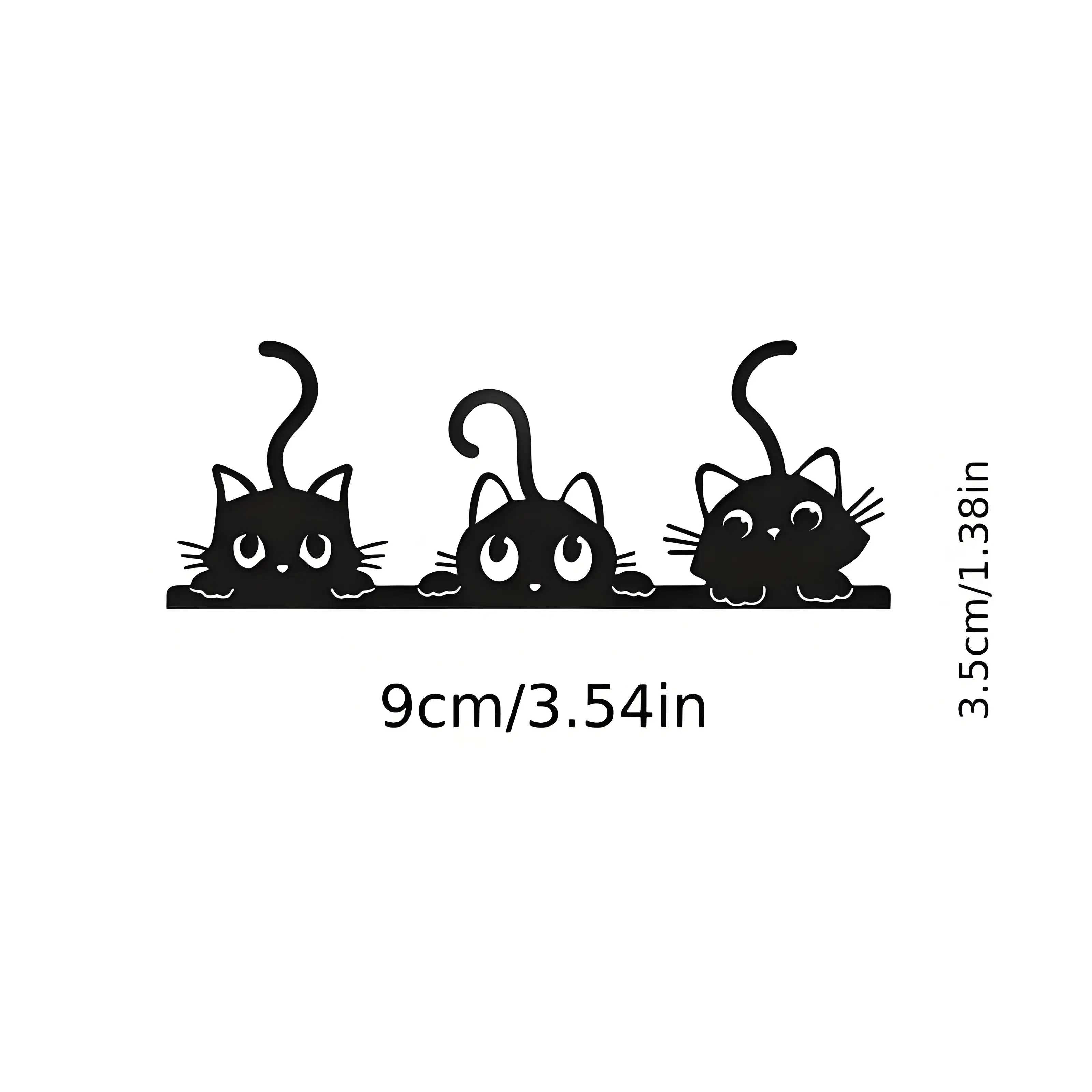 

Car Stickers Cute Cartoon Cat Decorations Rearview Mirror Car Decorations Personalized Animal Decals Car Accessories
